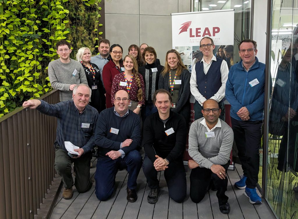 Group photo of LEAP Digital Health Hub university partners.
