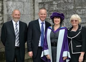 Vicki at her PhD graduation in 2011
